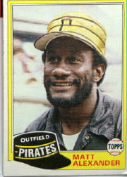 1981 Topps Baseball Cards      068      Matt Alexander